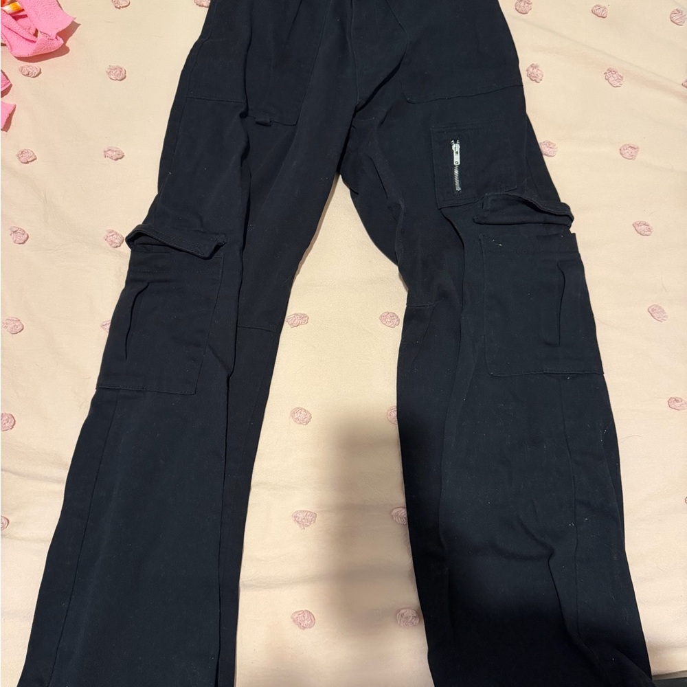 Black Cargo Pants